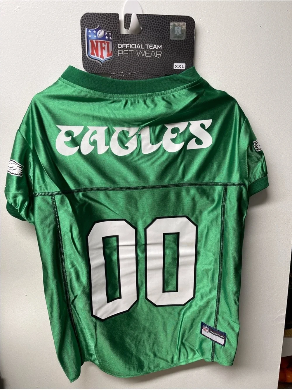 NFL EAGLES Philadelphia Officially Licensed Kelly Green Throwback Pet Jersey XXL